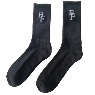Burger Fuel Socks - Black - 3 Pack (PREMSocks)
