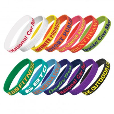 Silicone Wrist Band – Embossed (TUA112806)