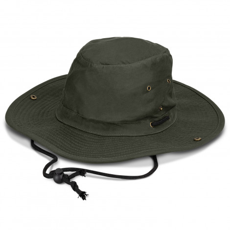 Oilskin Wide Brim Hat (TUA119578)