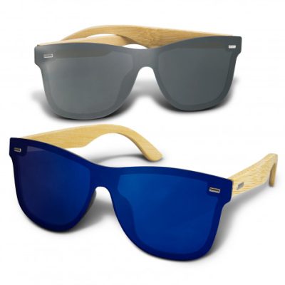 Ryder Mirror Lens Sunglasses - Bamboo (TUA120343)