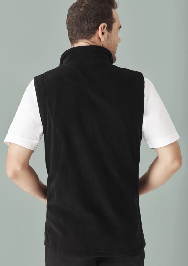Mens Plain Micro Fleece Vest (FBIZF233MN)