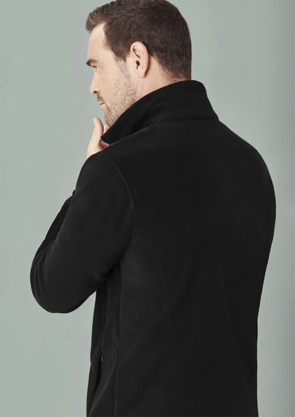Mens Plain Micro Fleece Jacket (FBIZPF630)
