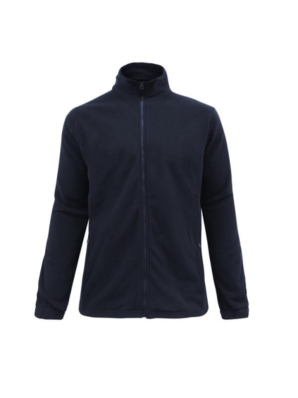Womens Plain Micro Fleece Jacket (FBIZPF631)
