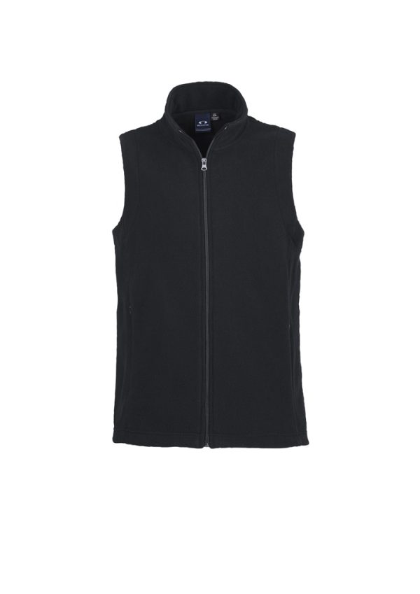 Womens Plain Micro Fleece Vest (FBIZPF905)