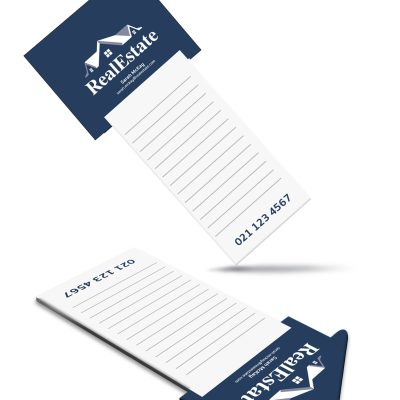 Large Magnapad Combo (Custom Black Print and Lines on Note Pad) (CHOICE1271)