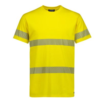 Mens Hi Vis Segmented Tape Cotton Tee (FBIZZH510)