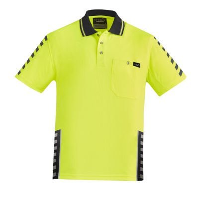 Mens Hi Vis Komodo Short Sleeve Polo (FBIZZH320)