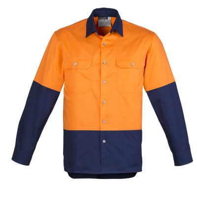 Mens Industrial Long Sleeve Shirt (FBIZZW122)