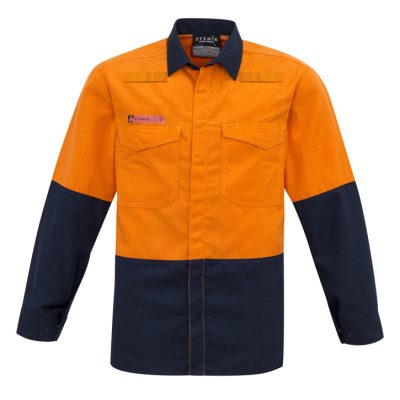Mens Hi Vis Spliced Shirt (FBIZZW138)