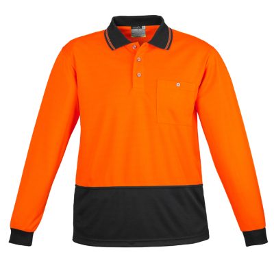 Unisex Hi Vis Basic Long Sleeve Polo (FBIZZH232)