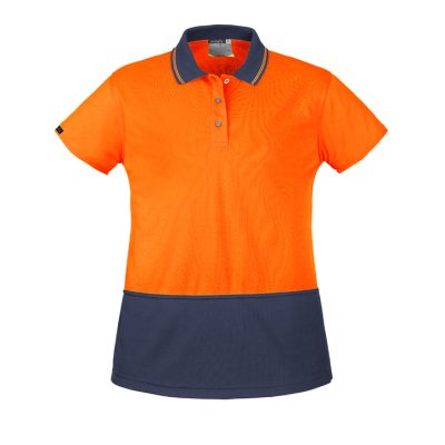 Womens Hi Vis Basic Short Sleeve Polo (FBIZZH731)