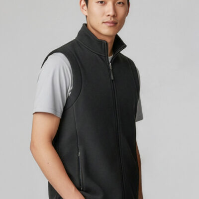 Mens Plain Micro Fleece Vest (FBIZF233MN)