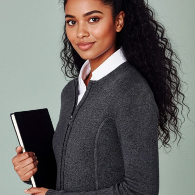 Womens 2-Way Zip Cardigan (FBIZLC3505)