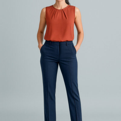 Womens Cool Stretch Tapered Leg Adjustable Waist Pant (FBIZRGP315L)