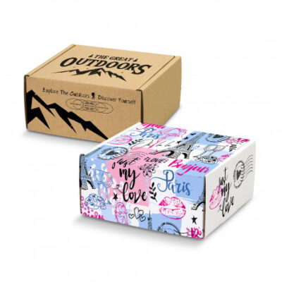Die Cut Box with Locking Lid – 130x130x65mm (TUA129550)