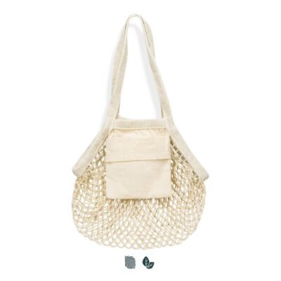 Cotton Mesh Foldaway Tote Bag – Small (TUA133645)