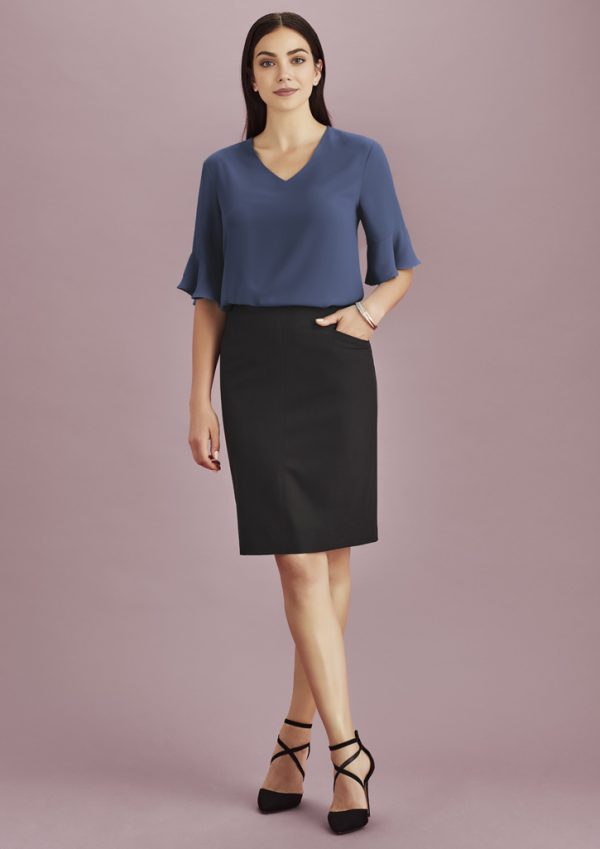Womens Siena Bandless Pencil Skirt (FBIZ20717)