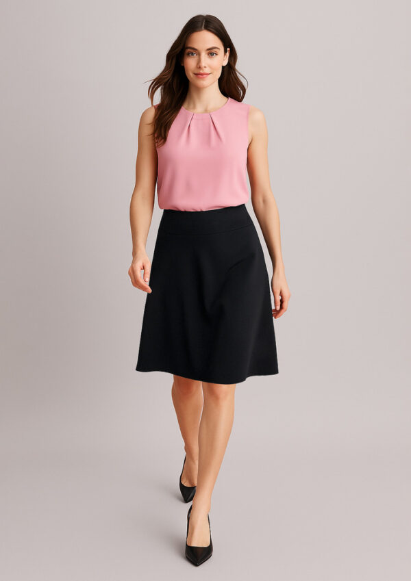 Womens Siena Bandless Flared Skirt (FBIZ20718)