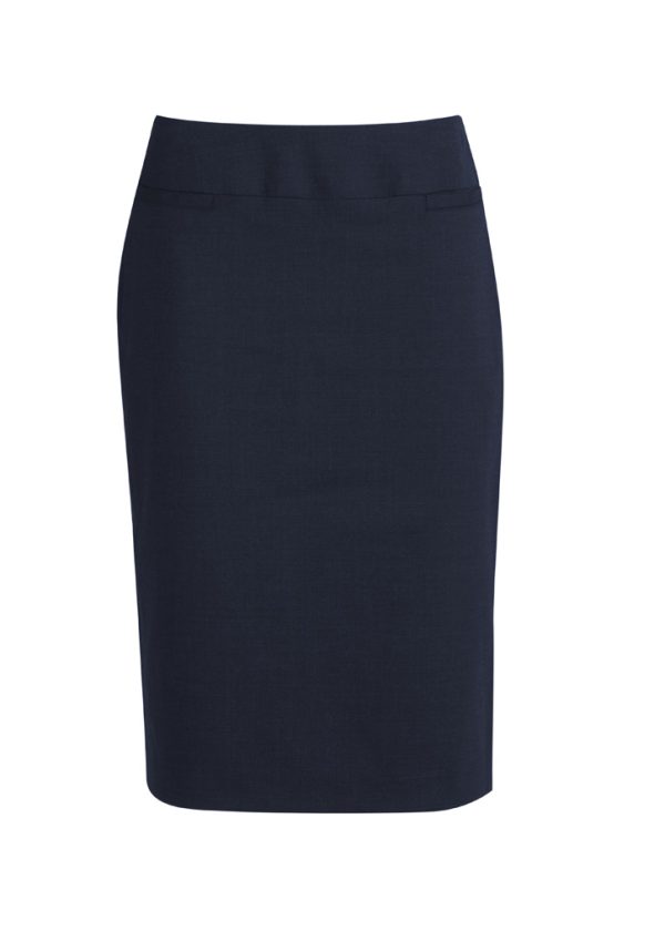 Womens Comfort Wool Stretch Relaxed Fit Lined Skirt (FBIZ24011)