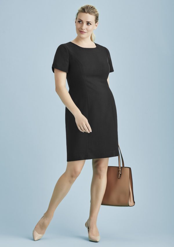 Womens Cool Stretch Short Sleeve Shift Dress (FBIZ30112)