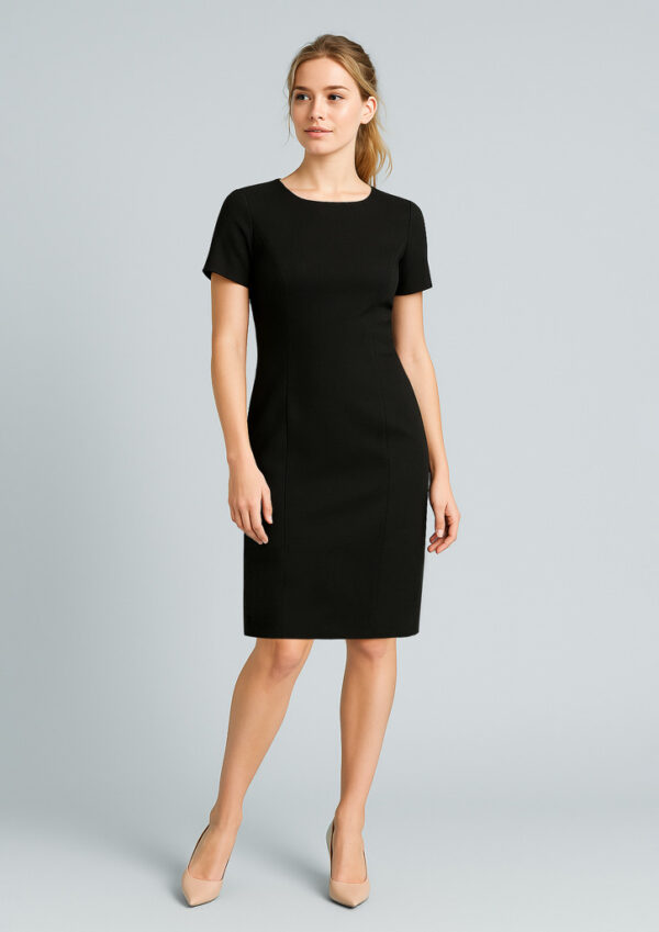 Womens Cool Stretch Short Sleeve Shift Dress (FBIZ30112)