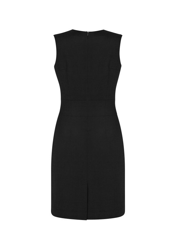 Womens Cool Stretch Sleeveless V-Neck Dress (FBIZ30121)