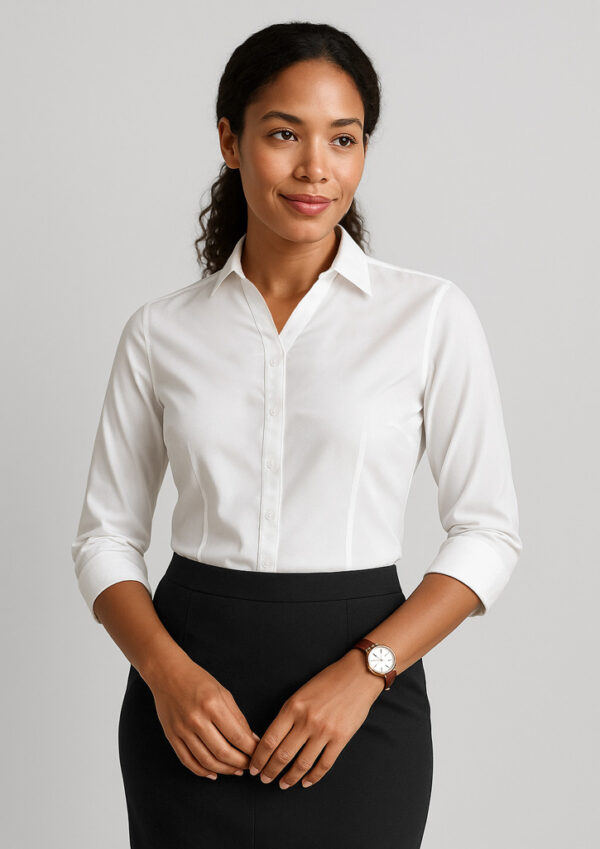 Womens Hudson 3/4 Sleeve Shirt (FBIZ40311)