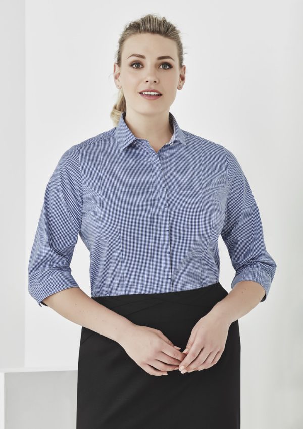 Womens Newport 3/4 Sleeve Shirt (FBIZ42511)