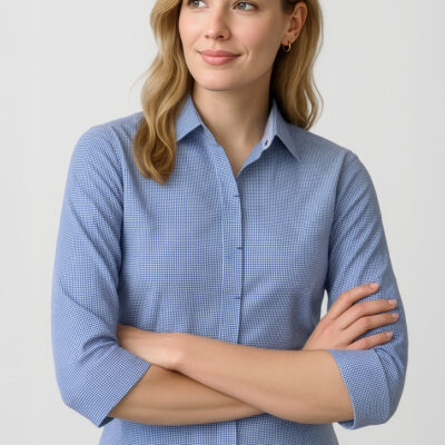 Womens Newport 3/4 Sleeve Shirt (FBIZ42511)