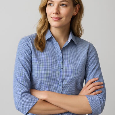 Womens Newport 3/4 Sleeve Shirt (FBIZ42511)