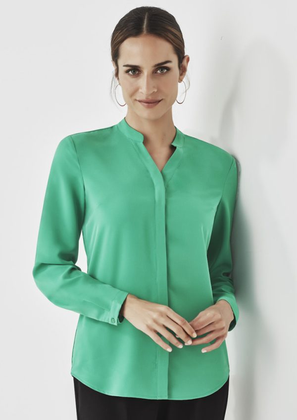 Womens Juliette Long Sleeve Blouse (FBIZ44210)