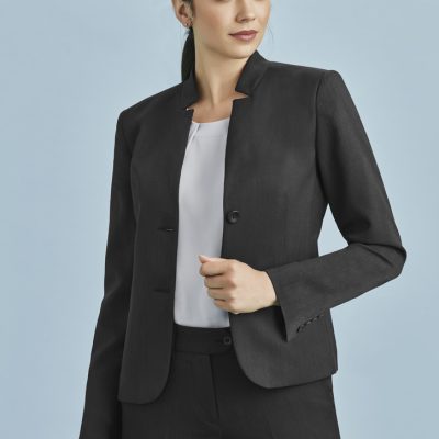 Womens Cool Stretch Short Jacket with Reverse Lapel (FBIZ60113)