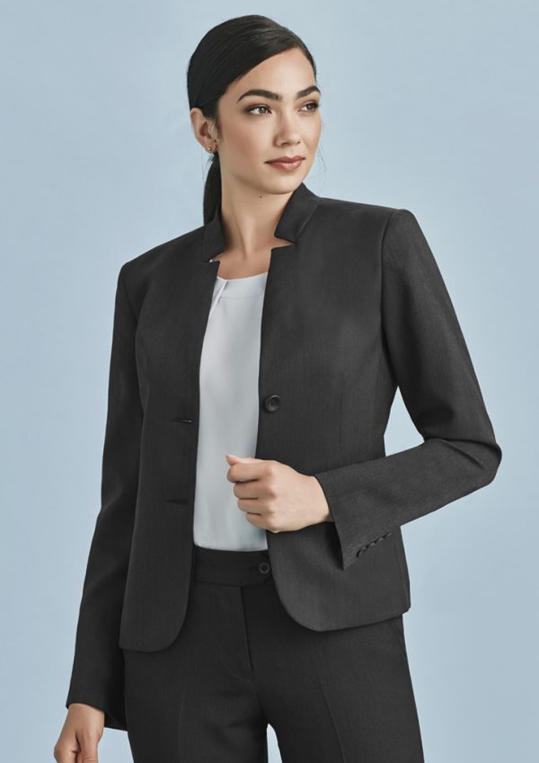 Womens Cool Stretch Short Jacket with Reverse Lapel (FBIZ60113)