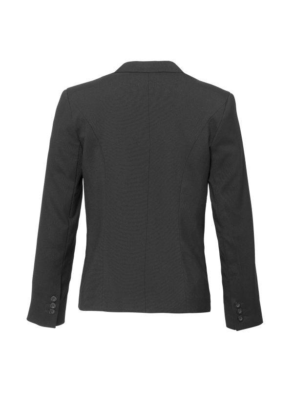 Womens Cool Stretch Short Jacket with Reverse Lapel (FBIZ60113)