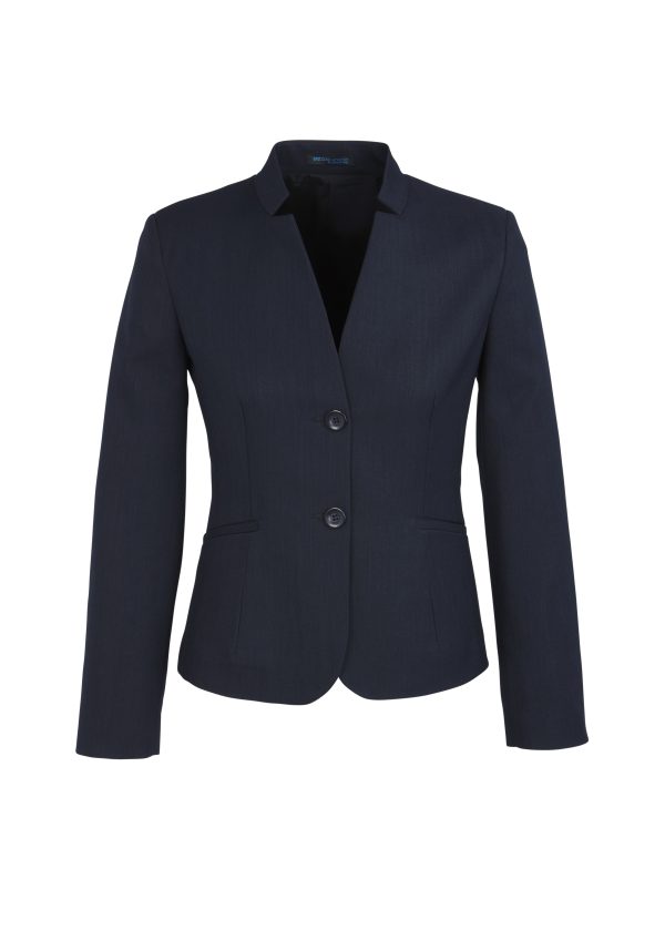 Womens Cool Stretch Short Jacket with Reverse Lapel (FBIZ60113)