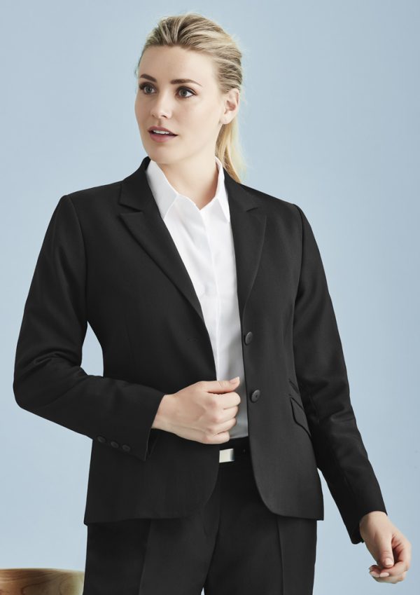 Womens Cool Stretch 2 Button Mid Length Jacket (FBIZ60119)