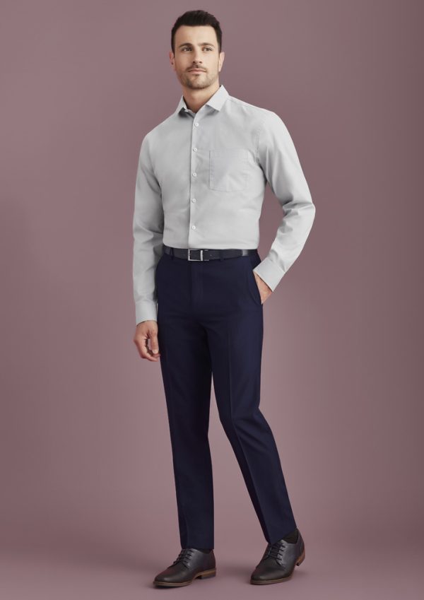 Mens Siena Slim Fit Flat Front Pant (Stout) (FBIZ70716S)