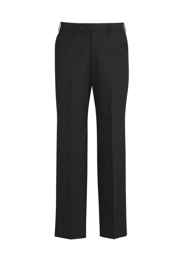 Mens Comfort Wool Stretch Flat Front Pant (FBIZ74012)