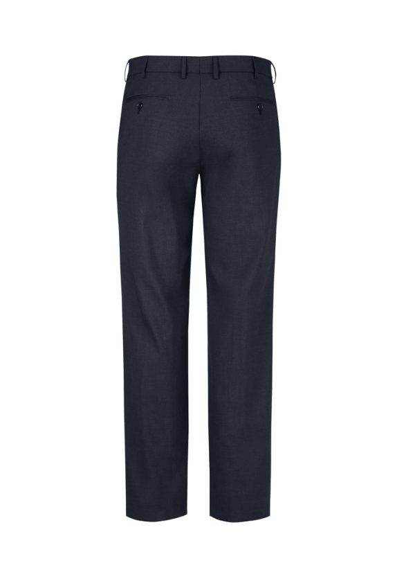 Mens Comfort Wool Stretch Flat Front Pant (FBIZ74012)