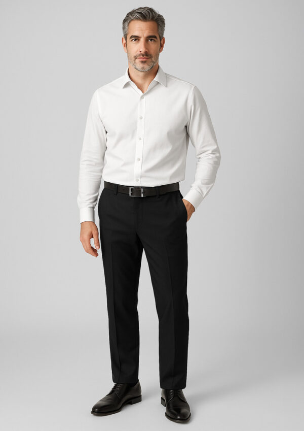 Mens Comfort Wool Stretch Adjustable Waist Pant (FBIZ74014)