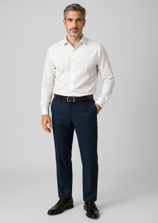 Mens Comfort Wool Stretch Adjustable Waist Pant (FBIZ74014)