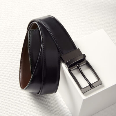 Mens Leather Reversible Belt (FBIZ99300)