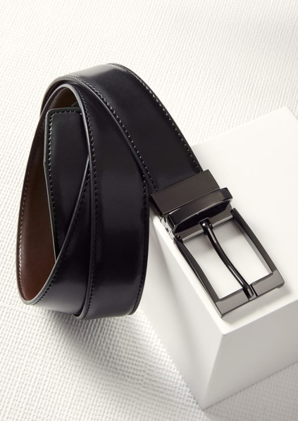 Mens Leather Reversible Belt (FBIZ99300)