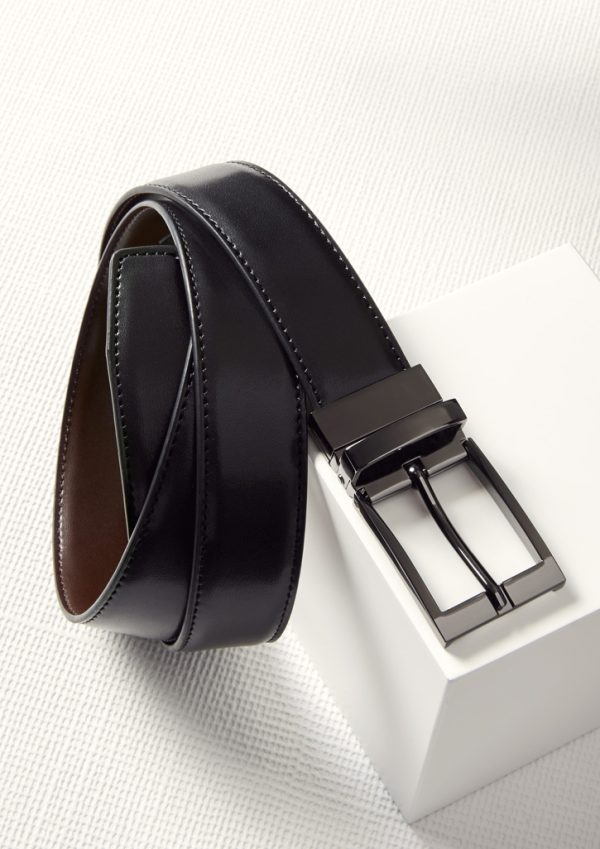 Mens Leather Reversible Belt (FBIZ99300)