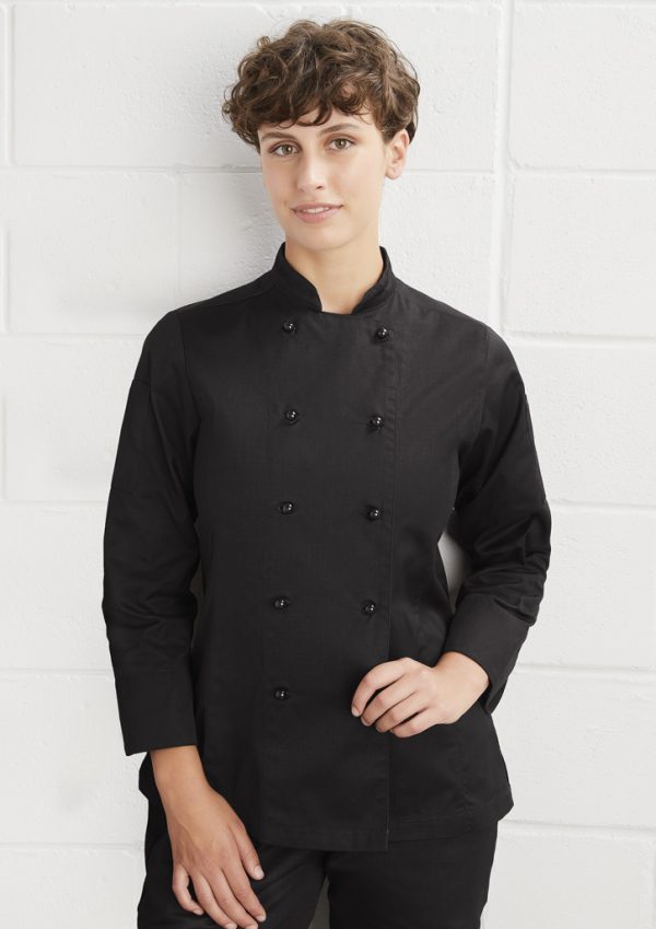 Womens Al Dente Long Sleeve Chef Jacket (FBIZCH230LL)