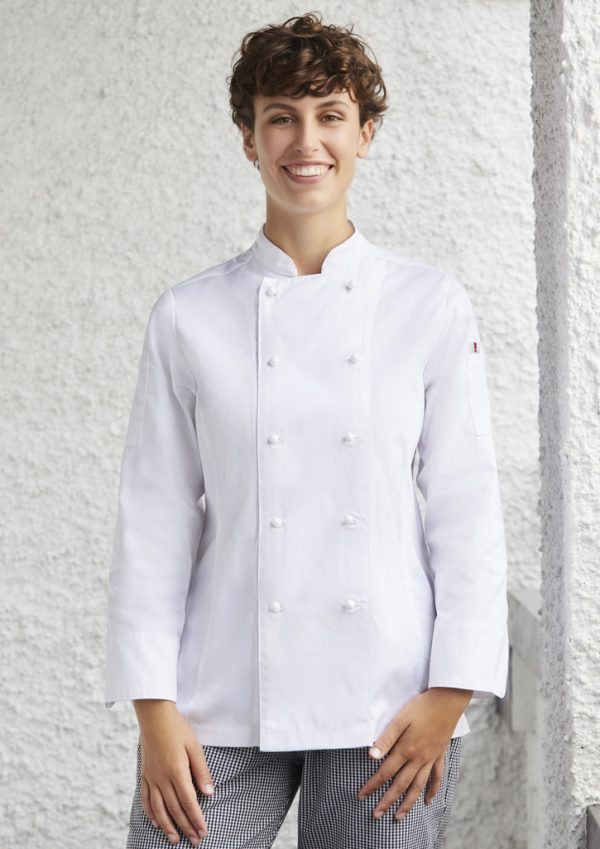 Womens Al Dente Long Sleeve Chef Jacket (FBIZCH230LL)