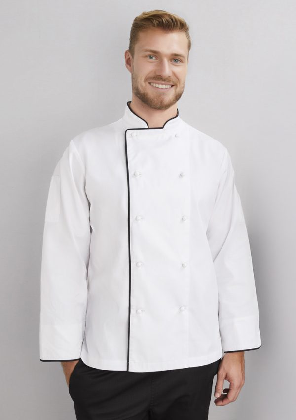 Mens Al Dente Long Sleeve Chef Jacket (FBIZCH230ML)