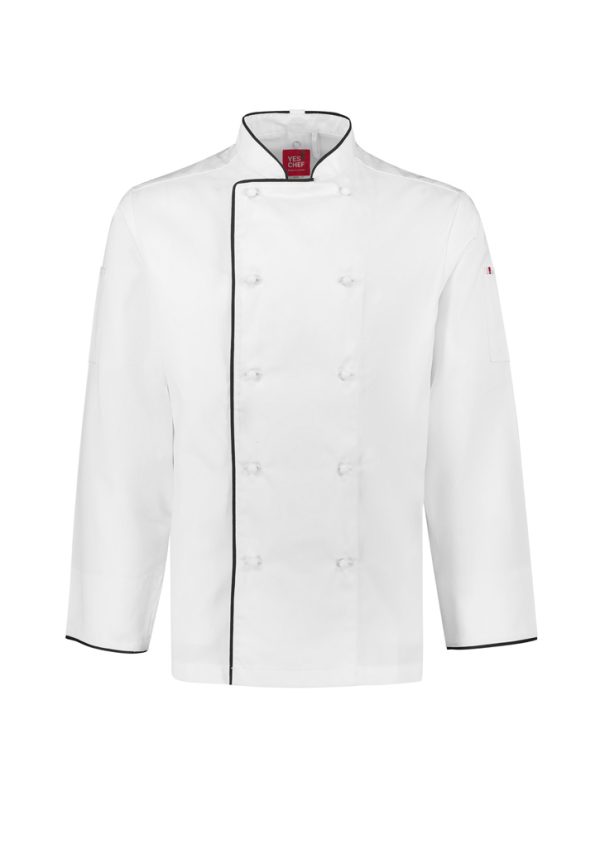 Mens Al Dente Long Sleeve Chef Jacket (FBIZCH230ML)