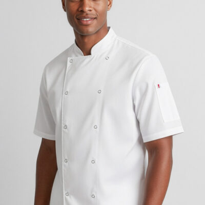Mens Zest Short Sleeve Chef Jacket (FBIZCH232MS)