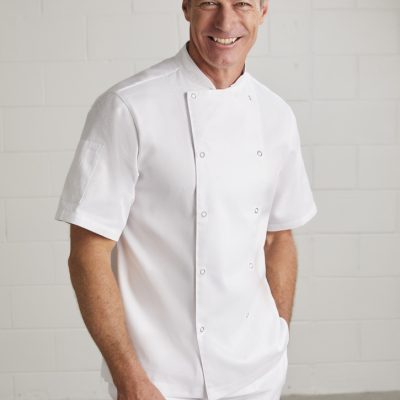 Mens Zest Short Sleeve Chef Jacket (FBIZCH232MS)